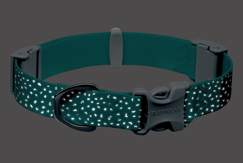 Ruffwear Confluence™ Waterproof Dog Collar - Aurora Teal - Two Rivers Treads