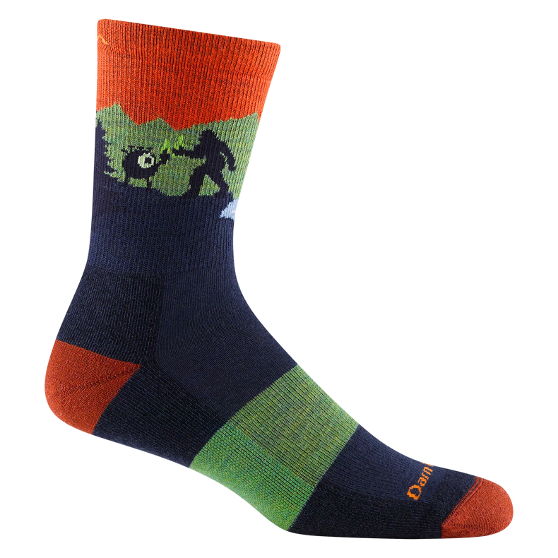 Darn Tough - Calcetines de senderismo de peso medio Hiker Micro Crew para hombre