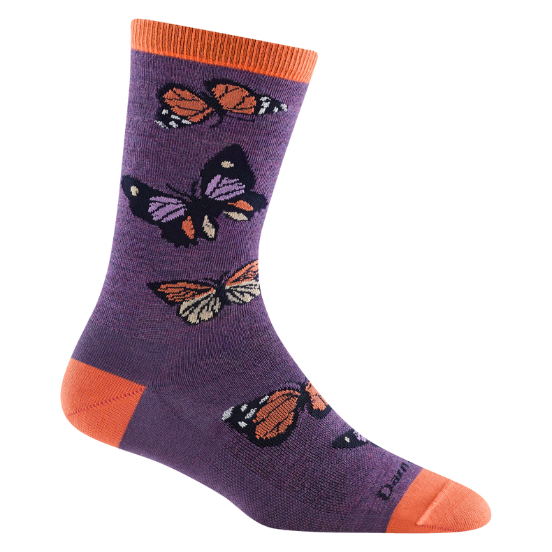 Darn Tough Crew Lightweight Lifestyle Sock - Women's - Plum - Two Rivers Treads