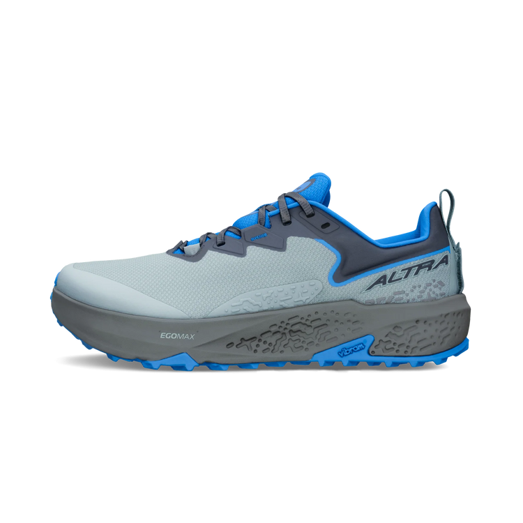 Men's Timp 6 running shoes by Altra Zero Drop Footwear, showing the lightweight design and breathable upper in a side view.