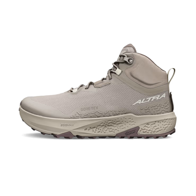 Men's Timp 6 Mid GTX hiking boots by Altra Zero Drop Footwear, showing the rugged mid-height design and waterproof Gore-Tex material.