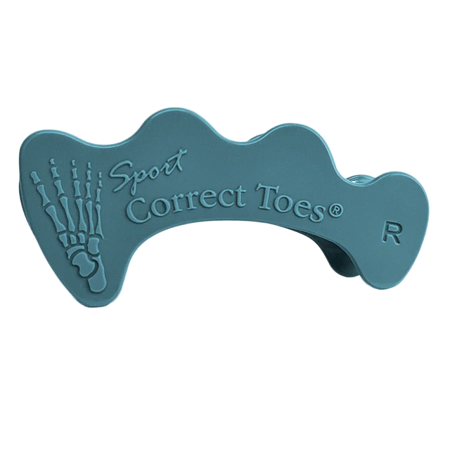 Correct Toes Sport toe spacers showing individual silicone toe separators designed for athletic foot health.