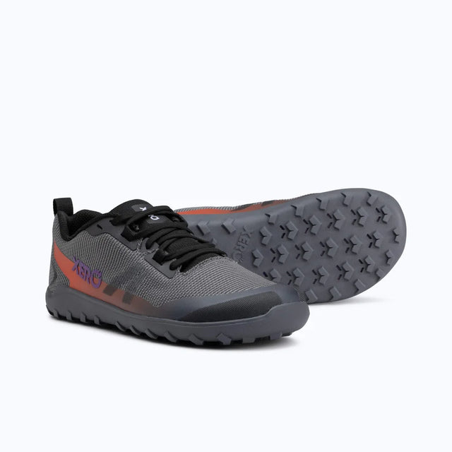 Xero Shoes Mesa Summit women's shoes in asphalt multi color, showing the lightweight, flexible outdoor footwear design.