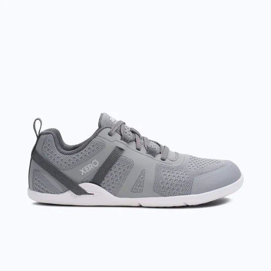 Xero Shoes Prio Neo women's alloy running shoes showing right side view with breathable design and lightweight construction.