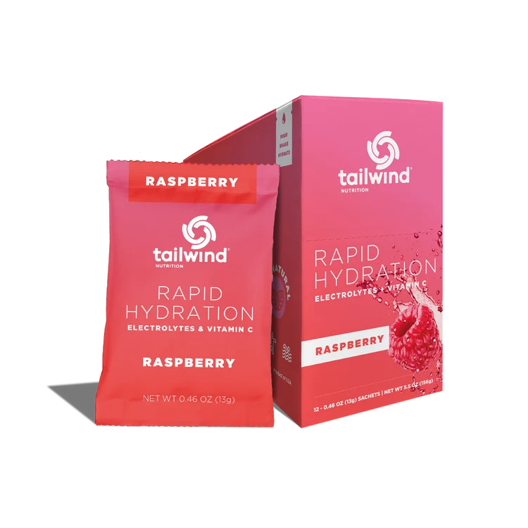 Barra de una sola porción de combustible de resistencia Tailwind - Cafeína de frambuesa