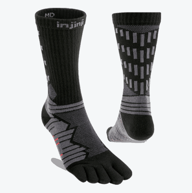 Injinji Ultra Run Crew - Obsidian