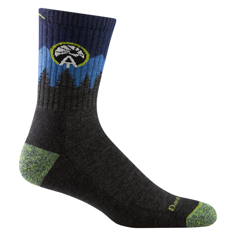 Darn Tough ATC Micro Crew Midweight Hiking Sock - Unisex - Eclipse - Two Rivers Treads