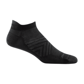 Darn Tough Run No Show Tab No Cushion Ultra-Lightweight Running Sock - Men's - Black - Two Rivers Treads