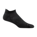 Darn Tough Run No Show Tab No Cushion Ultra-Lightweight Running Sock - Men's - Black - Two Rivers Treads