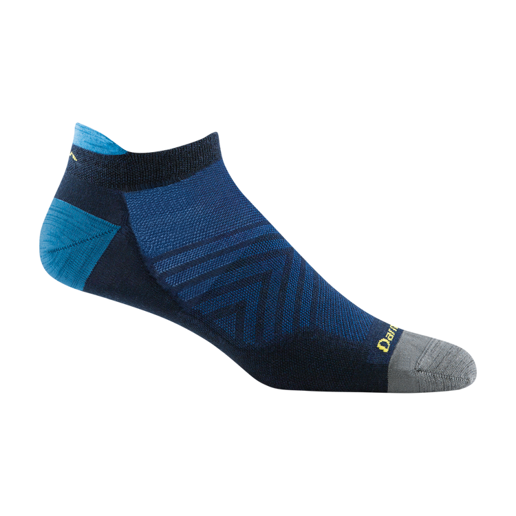 Calcetines para correr ultraligeros Darn Tough Run No Show Tab No Cushion para hombre - Eclipse