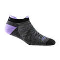 Darn Tough Run No Show Tab No Cushion Ultra-Lightweight Running Sock - Women's - Space Gray - Two Rivers Treads