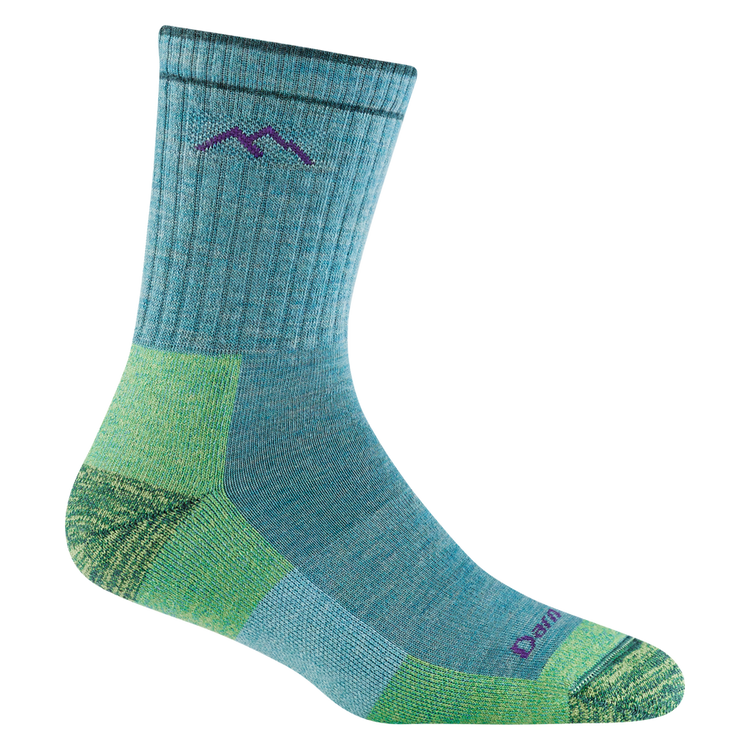 Darn Tough - Women's  Micro Crew Midweight Hiking Sock - Aqua Heather