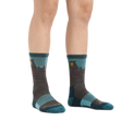 Darn Tough Women's Bear Town Micro Crew Lightweight Hiking Sock - Aqua - Two Rivers Treads