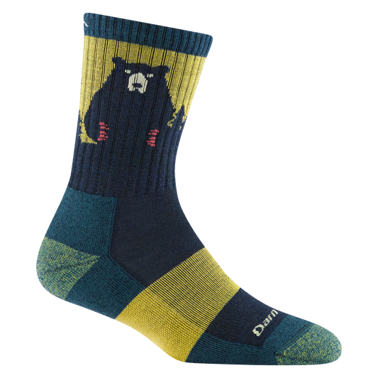 Darn Tough Women's Bear Town Micro Crew Lightweight Hiking Sock - Dark Teal - Two Rivers Treads