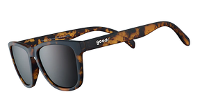 GOODR Bosley's Basset Hound Dreams sunglasses shown from the side, featuring a transparent frame design.