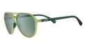 GOODR Buzzed on the Tower sunglasses with transparent frame, showcasing sleek design and tinted lenses.