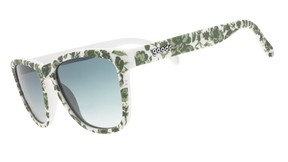 Goodr Fancy a Finger Sandwich limited-edition sunglasses with colorful frame and side transparent design.