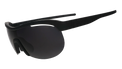 GOODR When The World Blurs sunglasses with transparent side panels and black frames, shown from a side angle.
