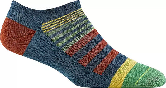 Darn Tough - Women's Beachcomber No Show Lightweight Lifestyle Sock - Dark Teal - Two Rivers Treads