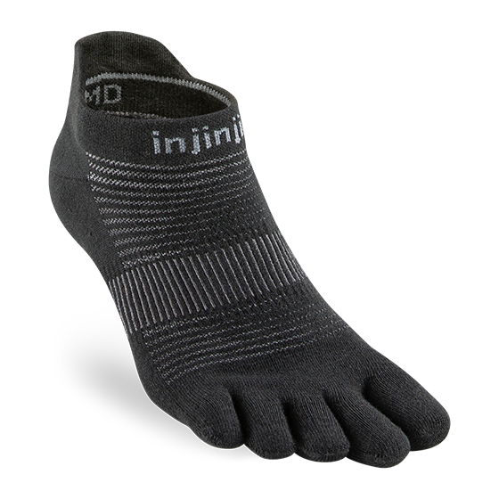Injinji Run Lightweight No-Show (Coolmax) - Two Rivers Treads