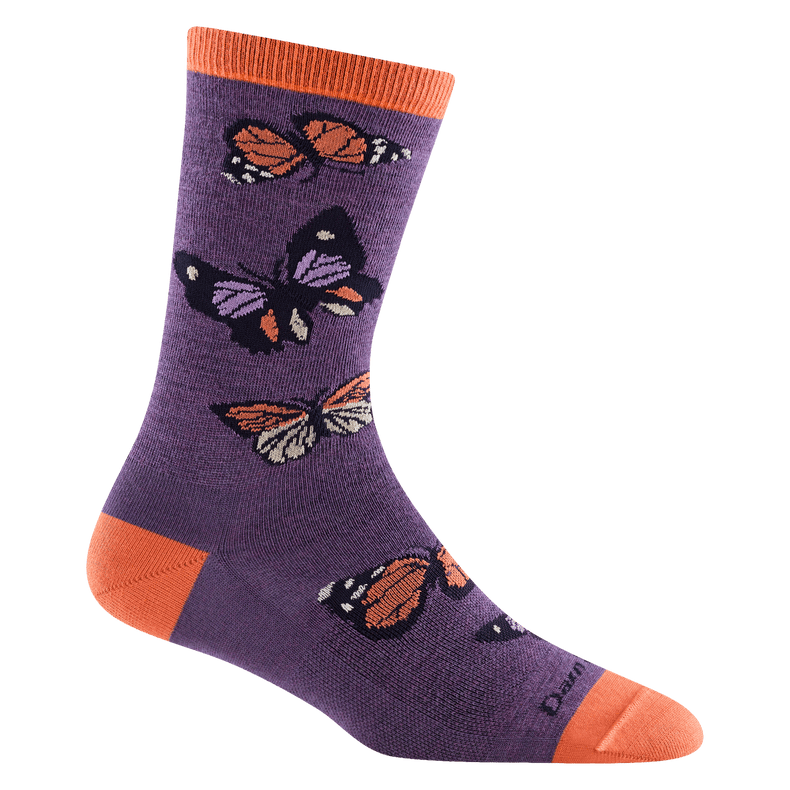 Darn Tough Crew Lightweight Lifestyle Sock - Women's - Plum - Two Rivers Treads