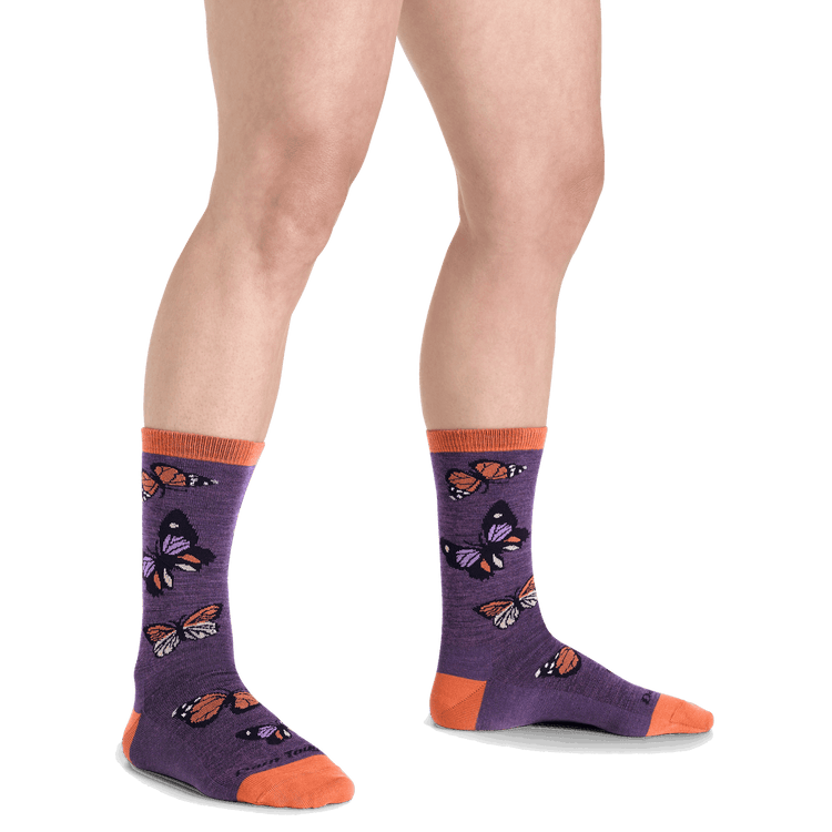 Darn Tough Crew Lightweight Lifestyle Sock - Women's - Plum - Two Rivers Treads