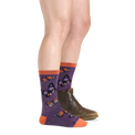 Darn Tough Crew Lightweight Lifestyle Sock - Women's - Plum - Two Rivers Treads