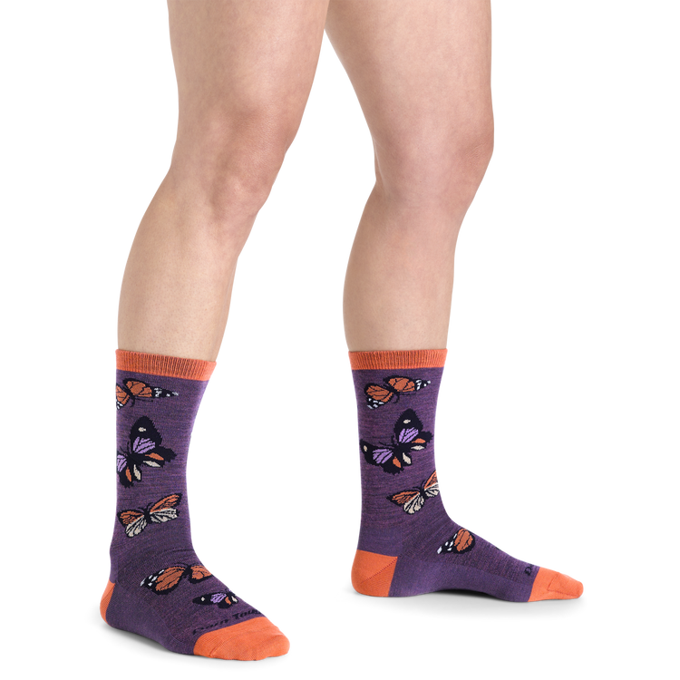 Darn Tough Crew Lightweight Lifestyle Sock - Women's - Plum - Two Rivers Treads