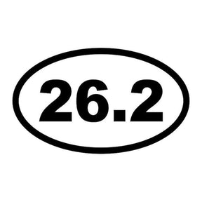White Two Rivers Treads RUN MAGNET 26.2 accessory with front view display, designed for running or athletic use.
