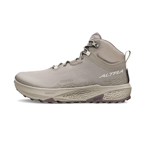 Men's Timp 6 Mid GTX hiking boots by Altra Zero Drop Footwear, showing the rugged mid-height design and waterproof Gore-Tex material.