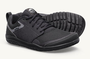 Lems Primal Zen unisex shoes in asphalt color, showing a side view of the lightweight, casual footwear with a sleek design.