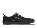 Astral Footwear Loyak men's shoes in space black, showing the outside shadow view with sleek design and sturdy sole.
