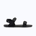 D-Trail women's black asphalt shoes by Xero Shoes, right side view showing lightweight trail footwear design