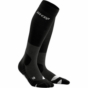 CEP Hiking Merino Tall Compression Socks - Women - Stone/Gray - Two Rivers Treads