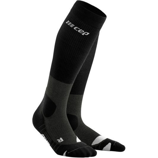 CEP Hiking Merino Tall Compression Socks - Women - Stone/Gray