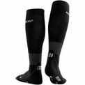 CEP Hiking Merino Tall Compression Socks - Women - Stone/Gray - Two Rivers Treads