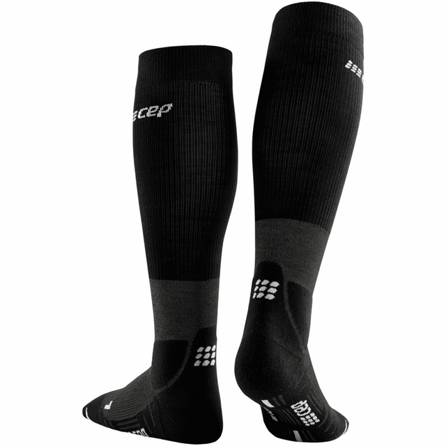 CEP Hiking Merino Tall Compression Socks - Women - Stone/Gray - Two Rivers Treads