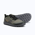 Xero Shoes Mesa Summit men's hiking shoes in army green with sturdy design and breathable material.