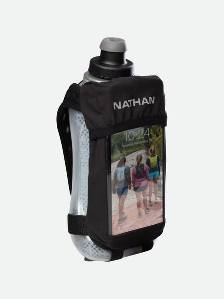 Nathan QuickSqueeze View Insulated Handheld 18oz - Black/Marine Blue
