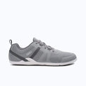 Xero Shoes Prio Neo men's alloy running shoes shown from the right side, featuring lightweight design and breathable material.