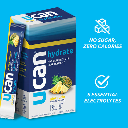 UCAN Pineapple Hydrate Electrolyte Single Packet