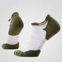 Smartwool Targeted Cushion Run Low Ankle sock featuring cushioned sole and breathable fabric for running comfort.