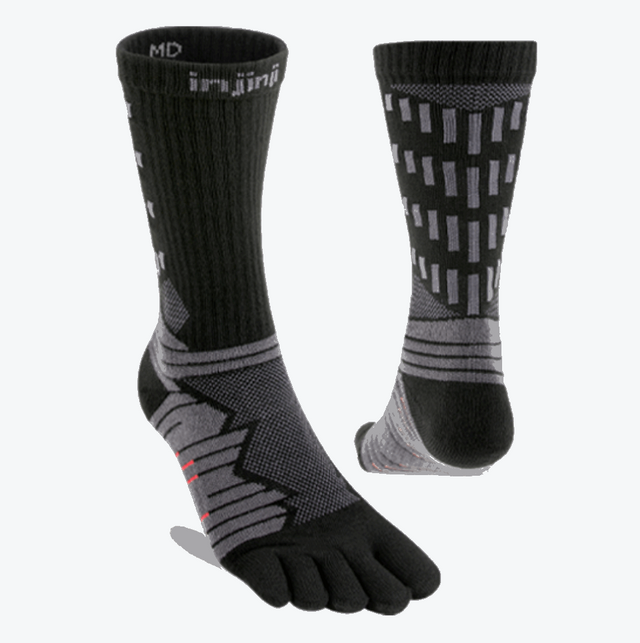 Injinji Ultra Run Crew - Obsidian