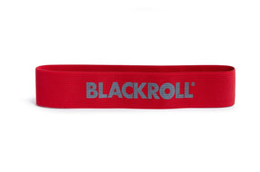 Blackroll Loop Band, durable resistance exercise accessory from ACTIVE LIFE USA, shown coiled on a plain background.
