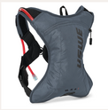 USWE Outlander XC 2L hydration pack with adjustable straps and breathable back panel for outdoor biking and trail riding.