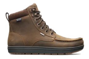 Lems Boulder Boot Grip waterproof shoes, right outside view showing textured sole and durable waterproof material.
