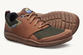 Lems Primal Zen unisex shoes showing a side view of the woodland-colored casual footwear.