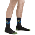 Darn Tough ATC Micro Crew Midweight Hiking Sock - Unisex - Eclipse - Two Rivers Treads