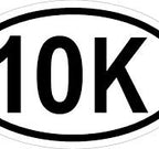 RUN STICKER 10K - A-0022 - Two Rivers Treads