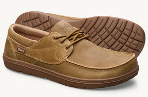 Lems Mariner unisex shoes in desert color, featuring durable leather and casual design perfect for everyday wear.